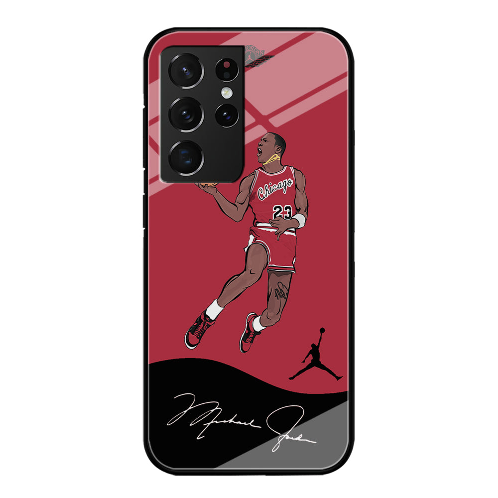 Air Jordan Jump Shoot Samsung Galaxy S21 Ultra Case