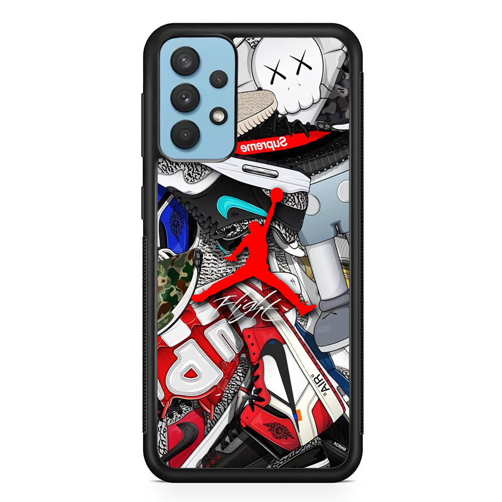 Air Jordan Leader of Layer Samsung Galaxy A32 Case