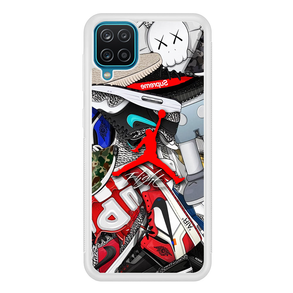 Air Jordan Leader of Layer Samsung Galaxy A12 Case