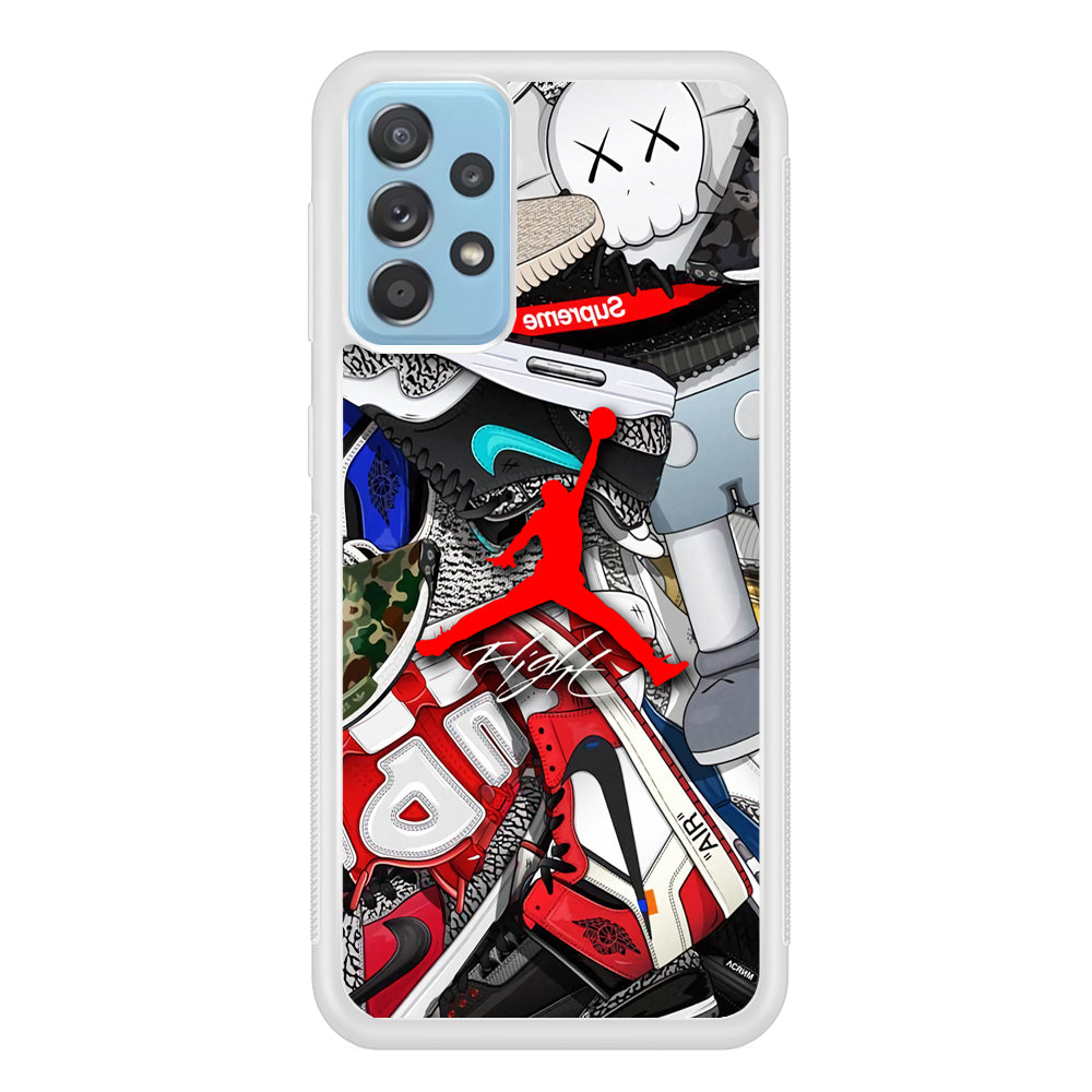Air Jordan Leader of Layer Samsung Galaxy A72 Case