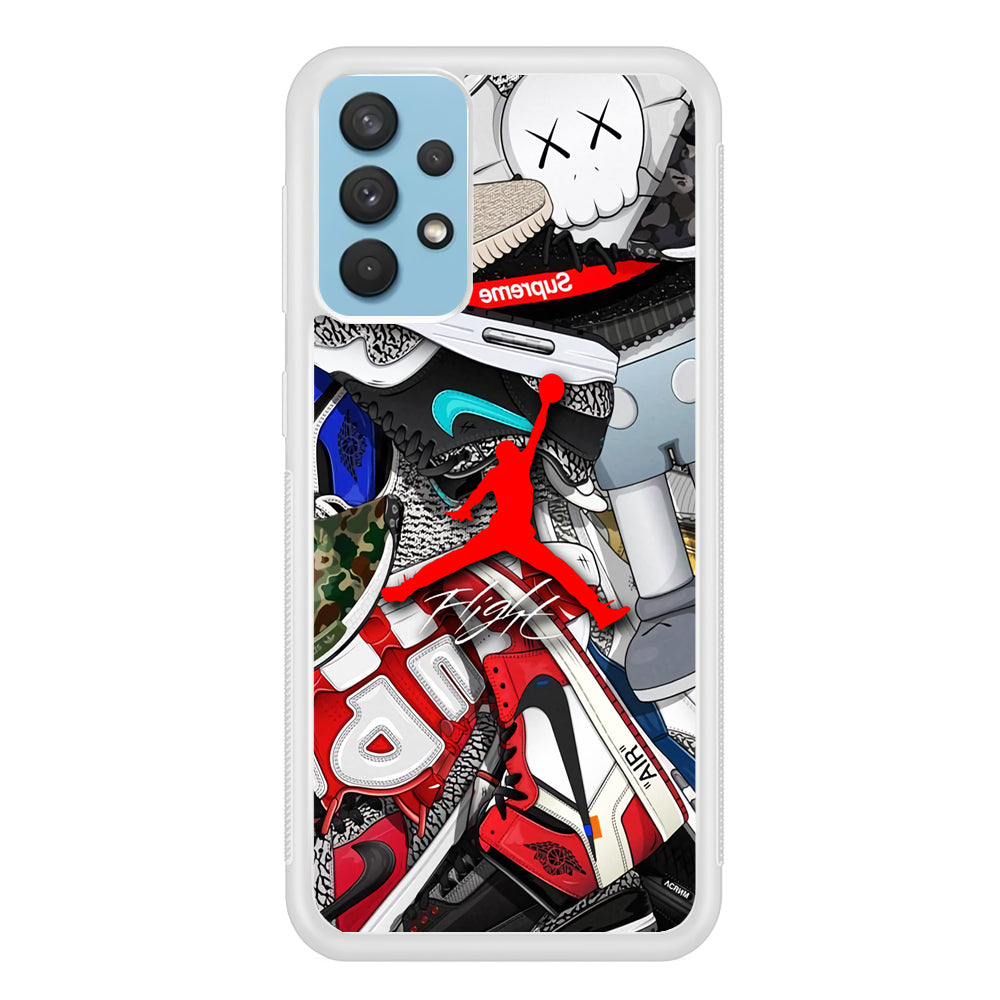 Air Jordan Leader of Layer Samsung Galaxy A32 Case