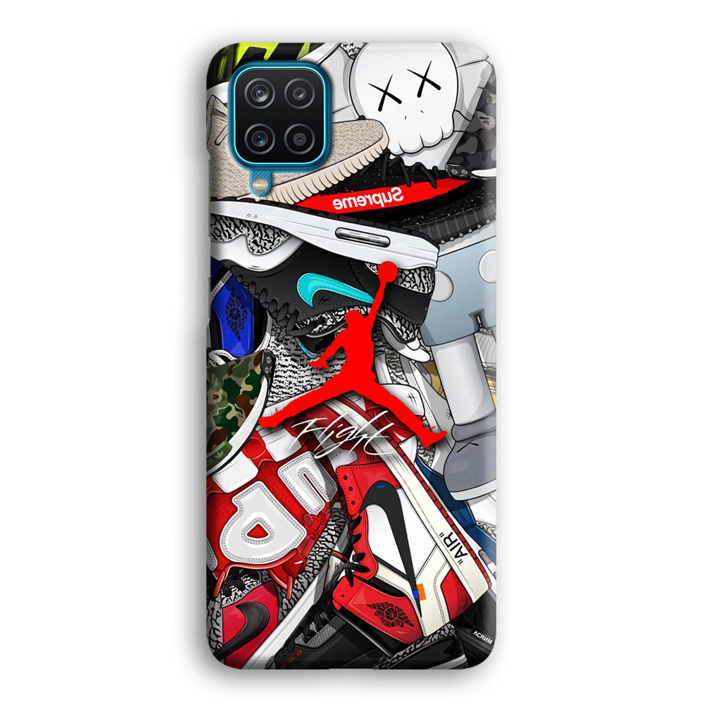 Air Jordan Leader of Layer Samsung Galaxy A12 Case