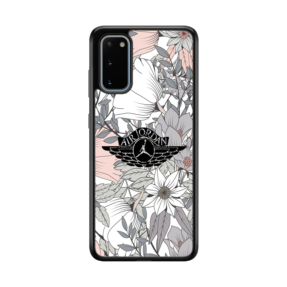 Air Jordan Logo Flower Aesthetic Samsung Galaxy S20 Case