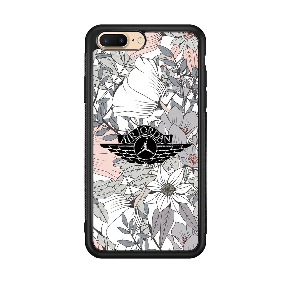 Air Jordan Logo Flower Aesthetic iPhone 7 Plus Case