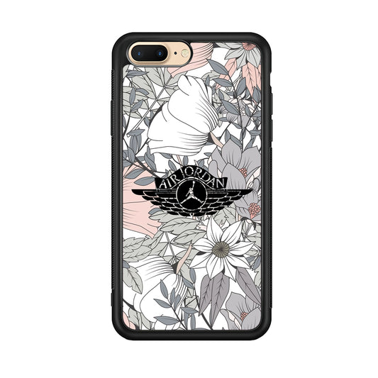 Air Jordan Logo Flower Aesthetic iPhone 7 Plus Case