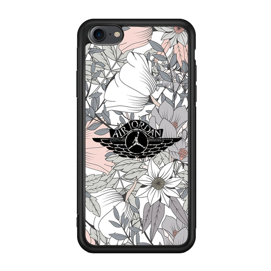 Air Jordan Logo Flower Aesthetic iPhone 8 Case