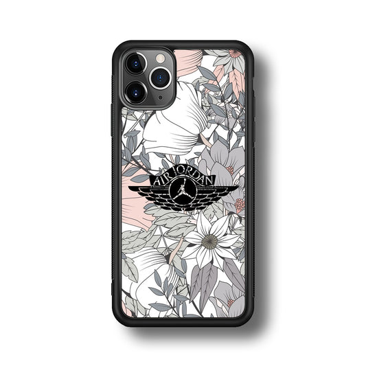 Air Jordan Logo Flower Aesthetic iPhone 11 Pro Max Case