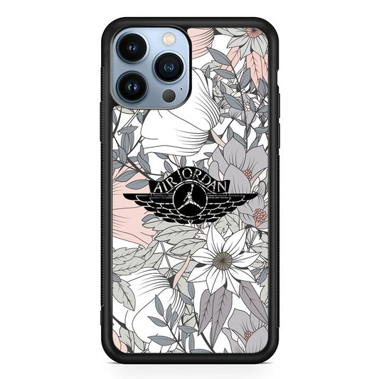 Air Jordan Logo Flower Aesthetic iPhone 13 Pro Max Case