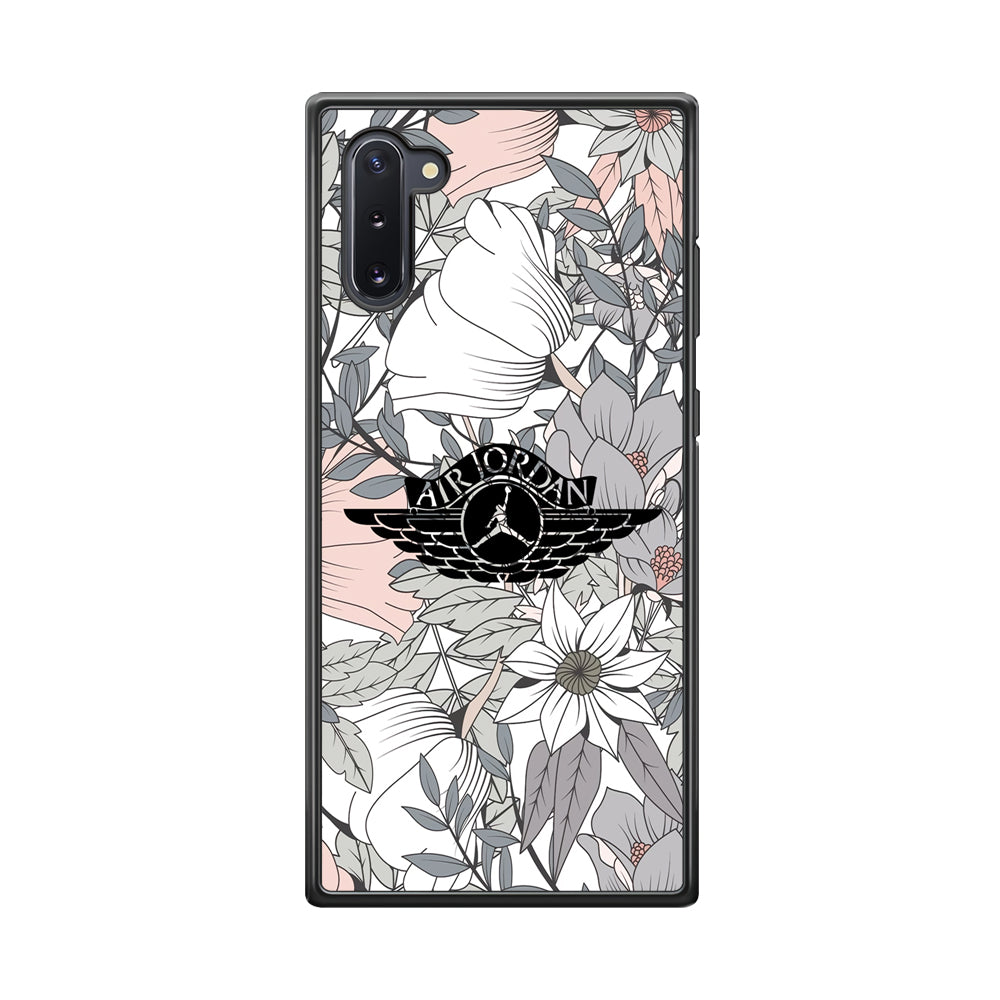 Air Jordan Logo Flower Aesthetic Samsung Galaxy Note 10 Case