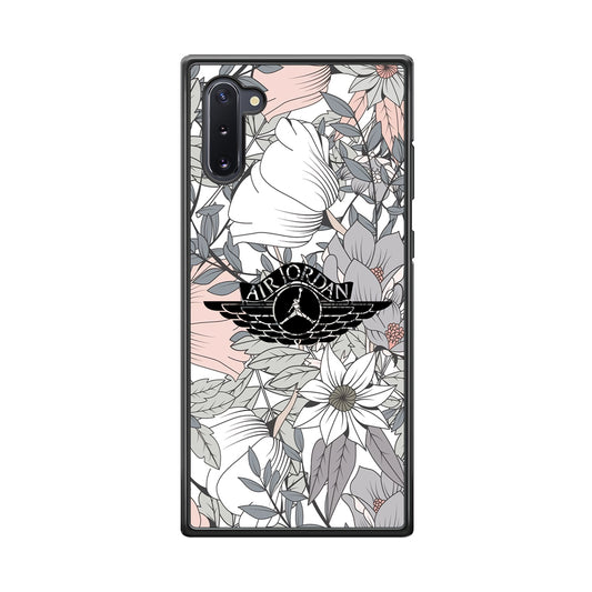 Air Jordan Logo Flower Aesthetic Samsung Galaxy Note 10 Case