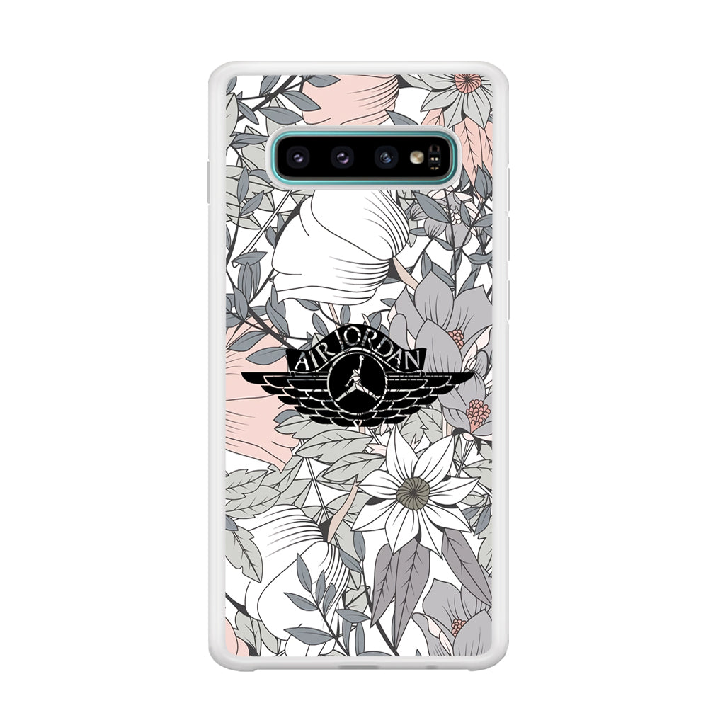 Air Jordan Logo Flower Aesthetic Samsung Galaxy S10 Case