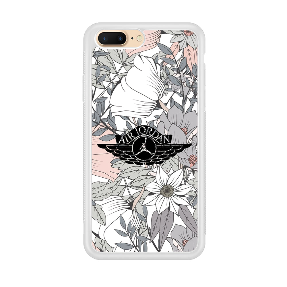 Air Jordan Logo Flower Aesthetic iPhone 7 Plus Case