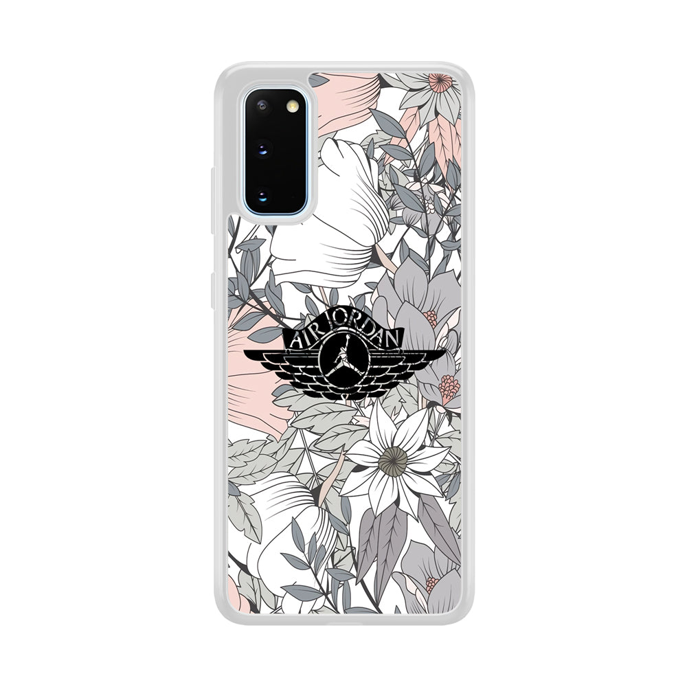 Air Jordan Logo Flower Aesthetic Samsung Galaxy S20 Case