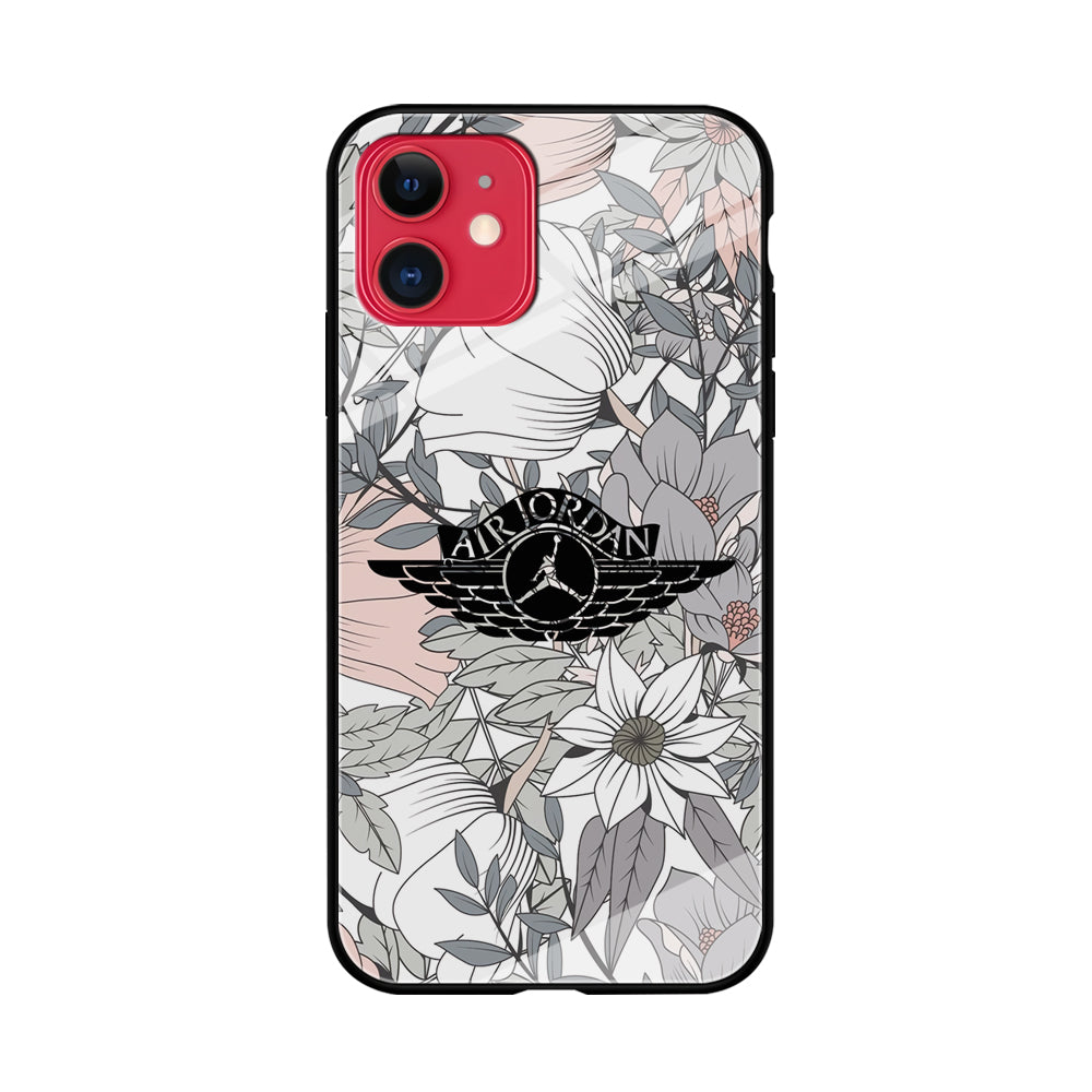 Air Jordan Logo Flower Aesthetic iPhone 11 Case