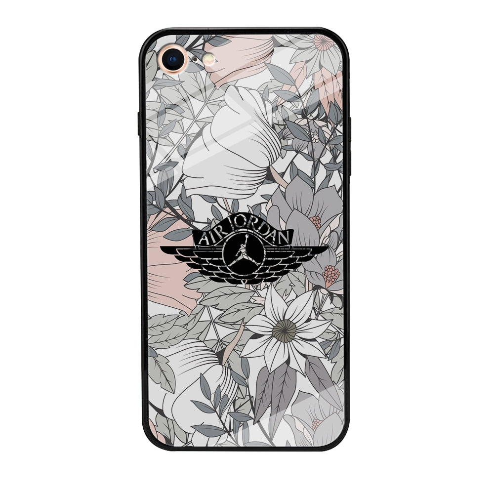 Air Jordan Logo Flower Aesthetic iPhone 8 Case