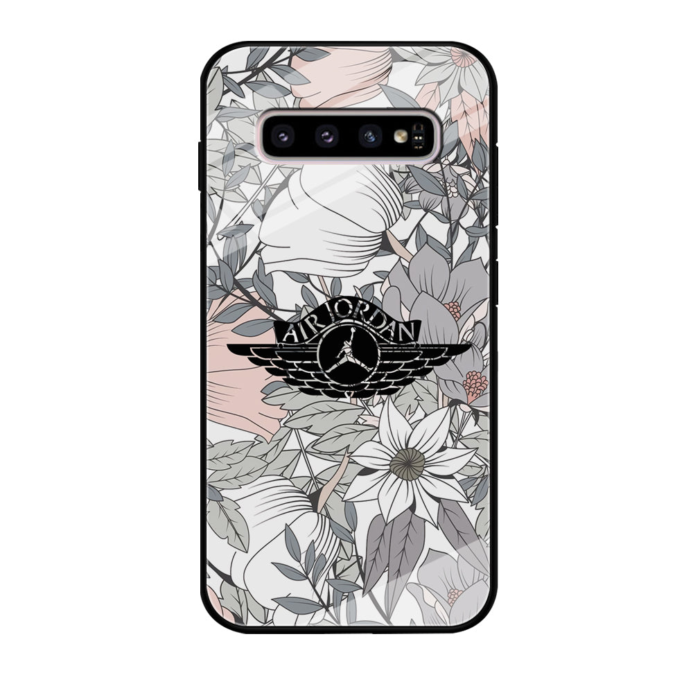 Air Jordan Logo Flower Aesthetic Samsung Galaxy S10 Case