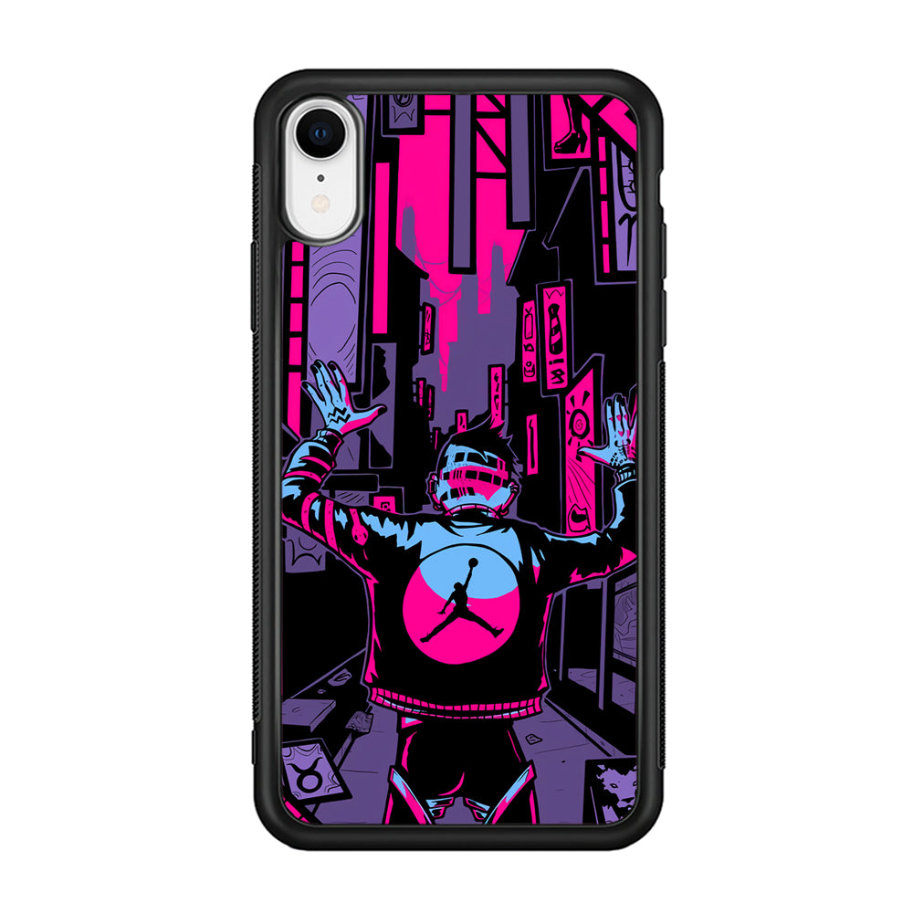 Air Jordan Man from City of Light iPhone XR Case