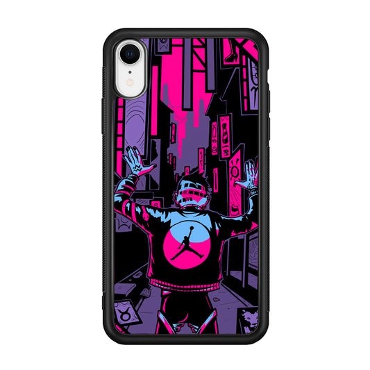 Air Jordan Man from City of Light iPhone XR Case
