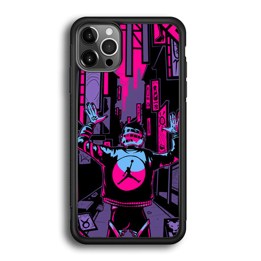 Air Jordan Man from City of Light iPhone 12 Pro Case