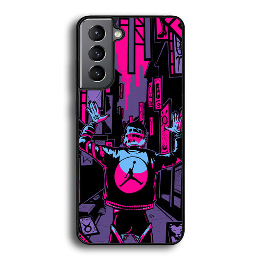 Air Jordan Man from City of Light Samsung Galaxy S21 Plus Case - Carneyforia