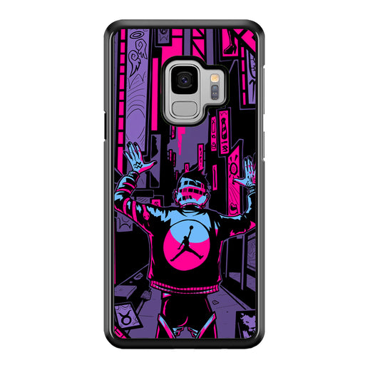 Air Jordan Man from City of Light Samsung Galaxy S9 Case