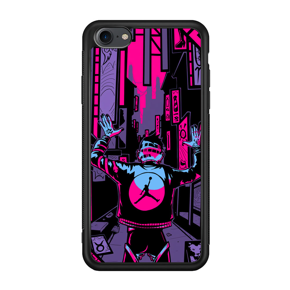 Air Jordan Man from City of Light iPhone 7 Case