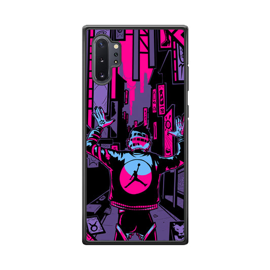 Air Jordan Man from City of Light Samsung Galaxy Note 10 Plus Case