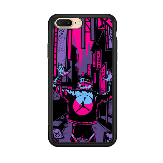 Air Jordan Man from City of Light iPhone 8 Plus Case