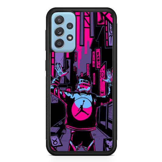 Air Jordan Man from City of Light Samsung Galaxy A52 Case