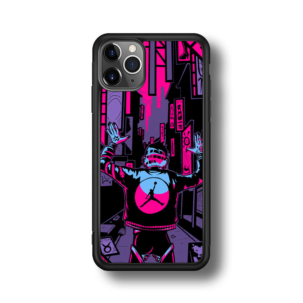 Air Jordan Man from City of Light iPhone 11 Pro Case