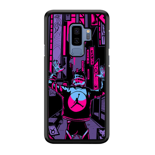 Air Jordan Man from City of Light Samsung Galaxy S9 Plus Case