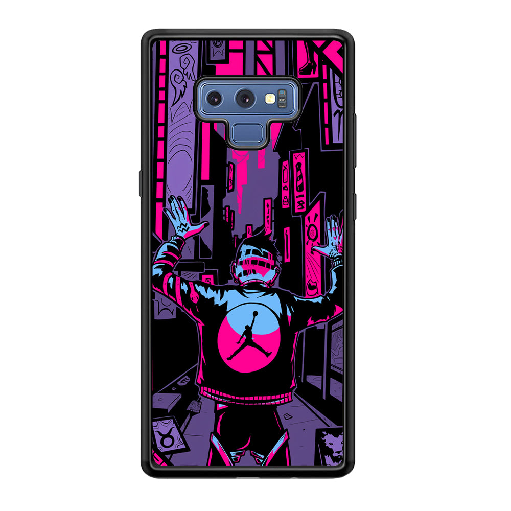 Air Jordan Man from City of Light Samsung Galaxy Note 9 Case