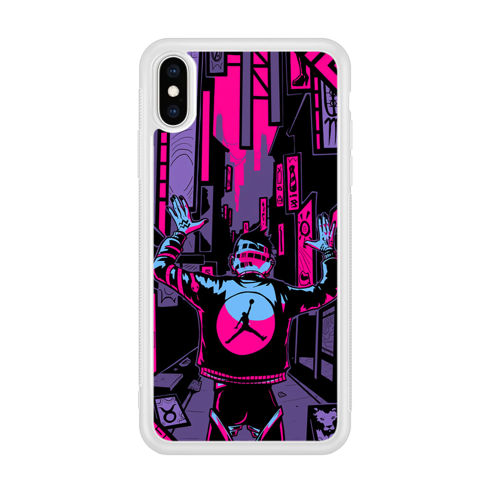 Air Jordan Man from City of Light iPhone X Case