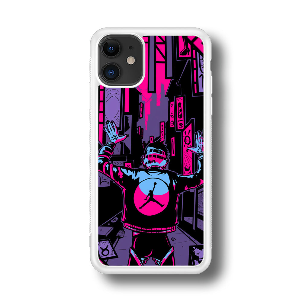 Air Jordan Man from City of Light iPhone 11 Case