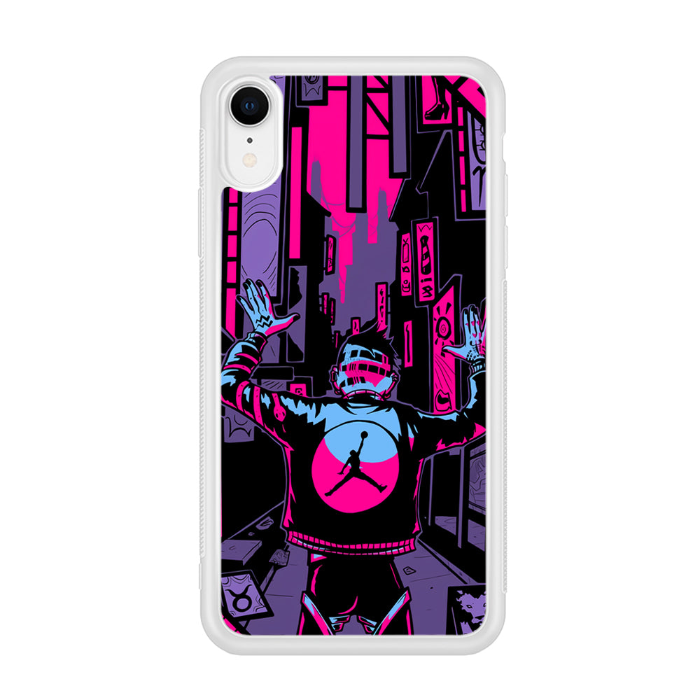 Air Jordan Man from City of Light iPhone XR Case