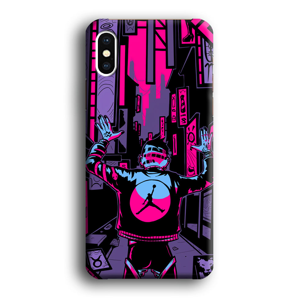 Air Jordan Man from City of Light iPhone X Case