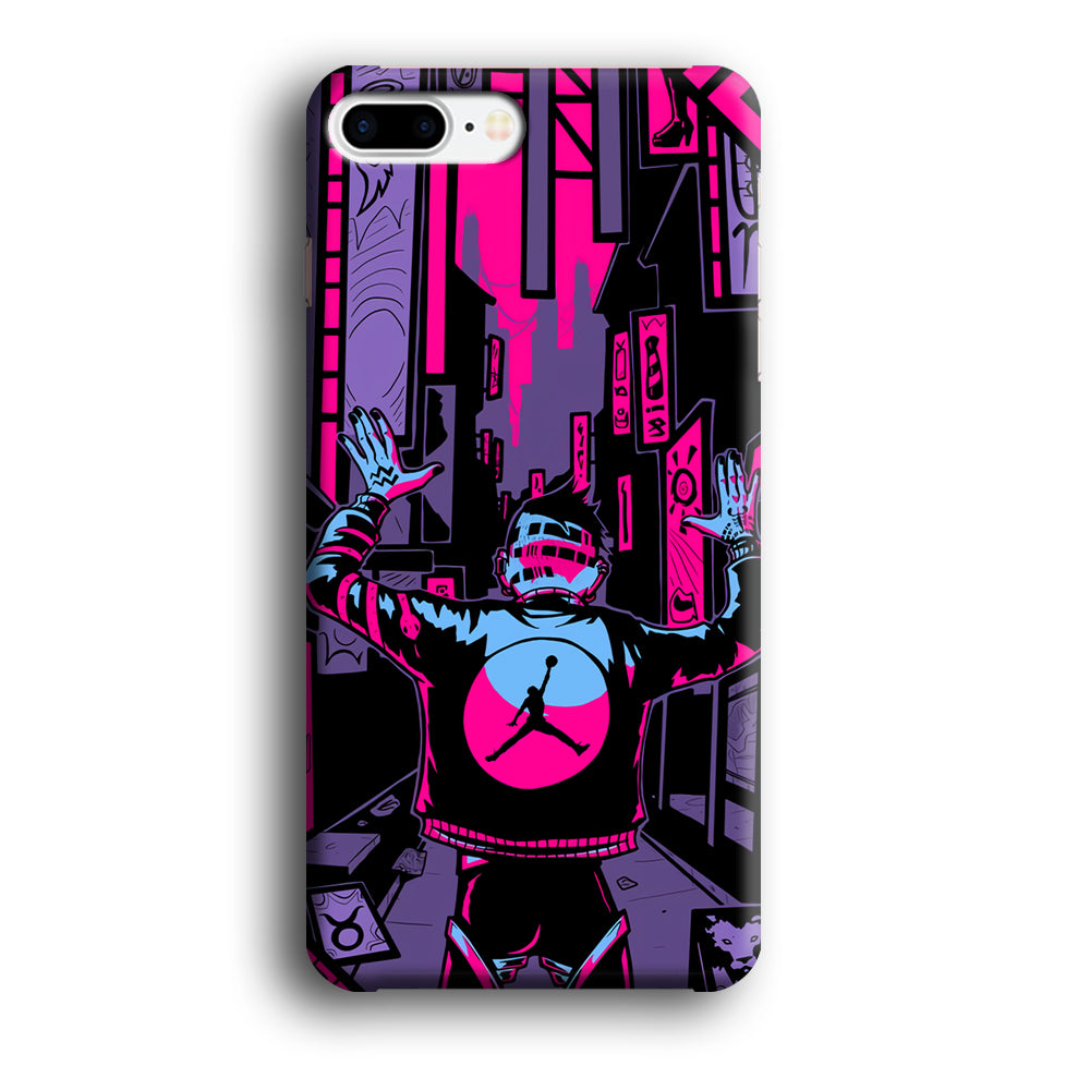 Air Jordan Man from City of Light iPhone 8 Plus Case