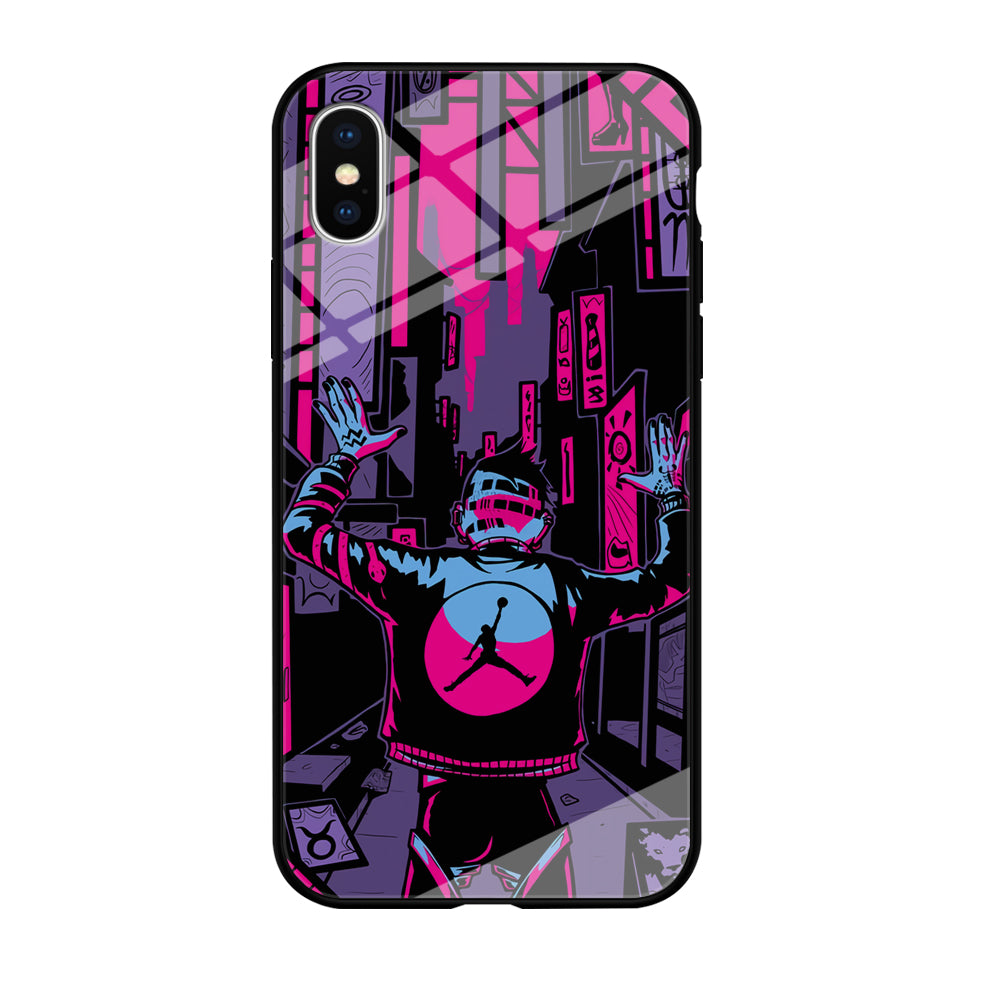 Air Jordan Man from City of Light iPhone X Case