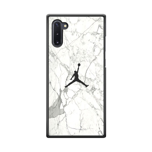 Air Jordan Marble Soft Black Samsung Galaxy Note 10 Case