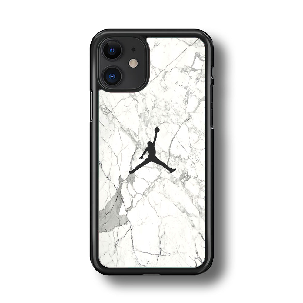 Air Jordan Marble Soft Black iPhone 11 Case