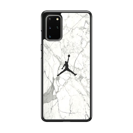 Air Jordan Marble Soft Black Samsung Galaxy S20 Plus Case