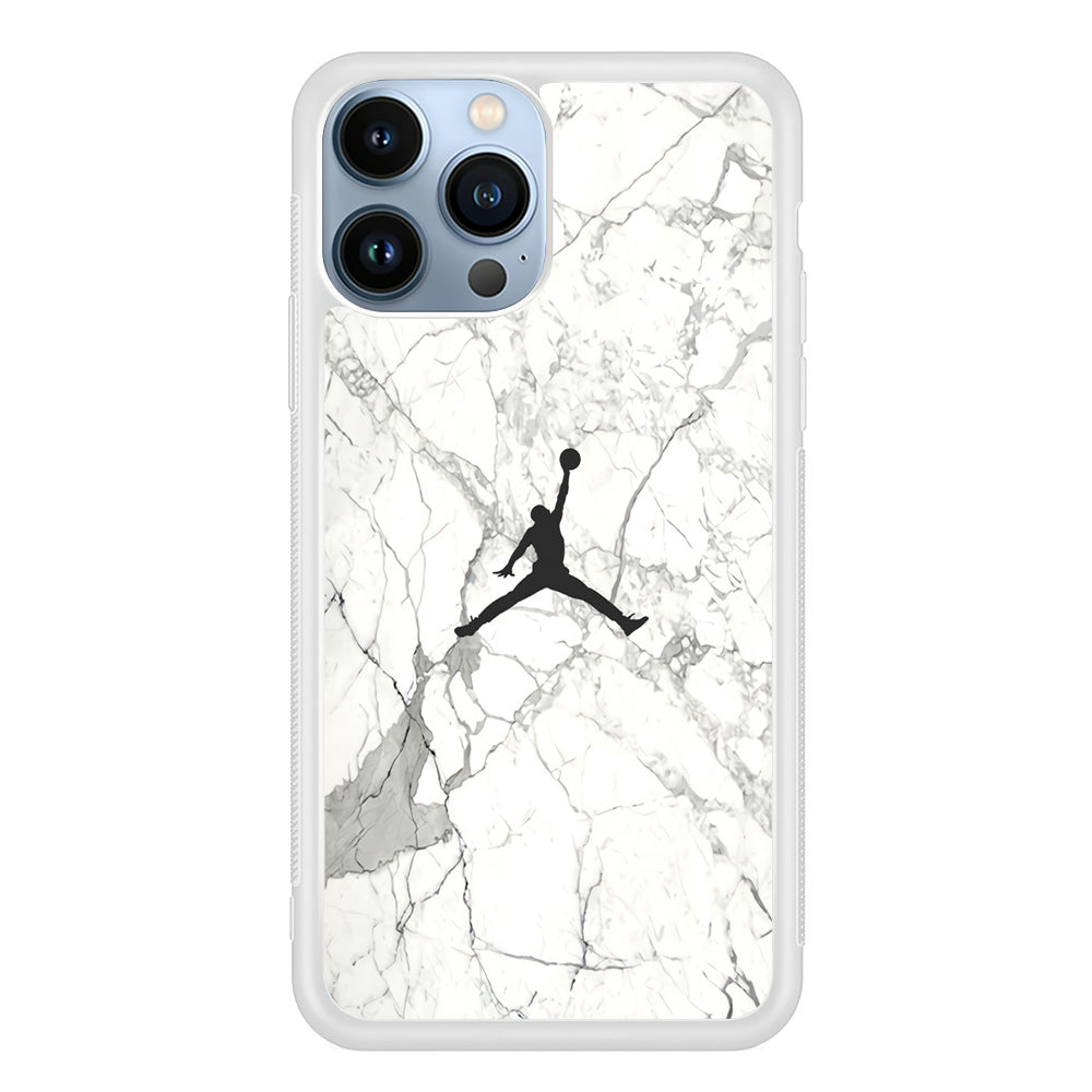 Air Jordan Marble Soft Black iPhone 13 Pro Max Case