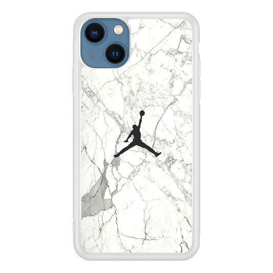 Air Jordan Marble Soft Black iPhone 13 Case