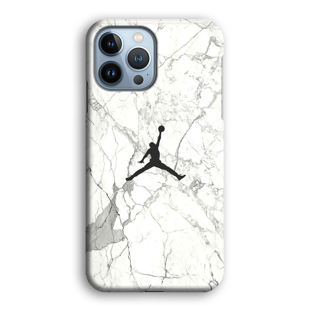 Air Jordan Marble Soft Black iPhone 13 Pro Max Case