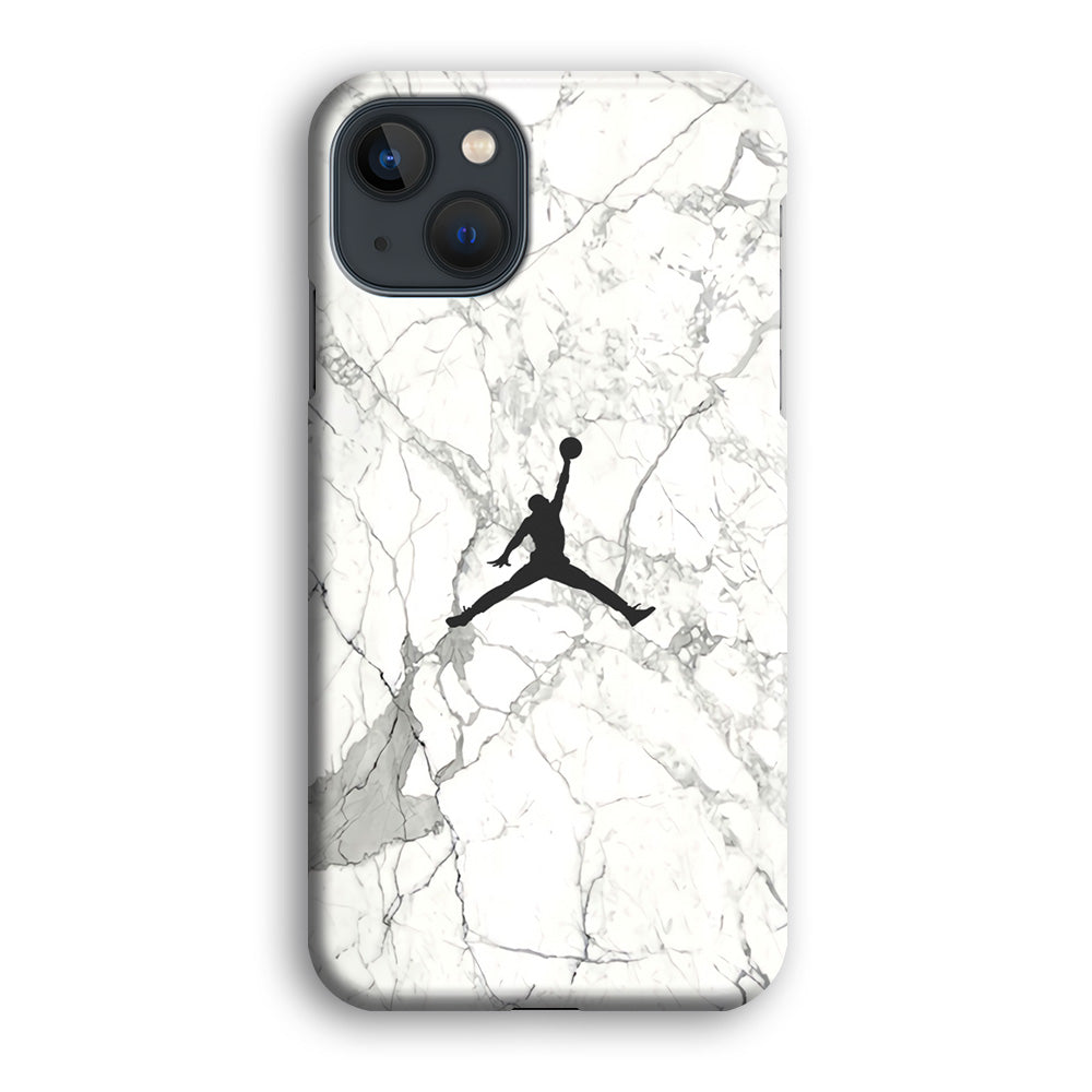 Air Jordan Marble Soft Black iPhone 13 Case