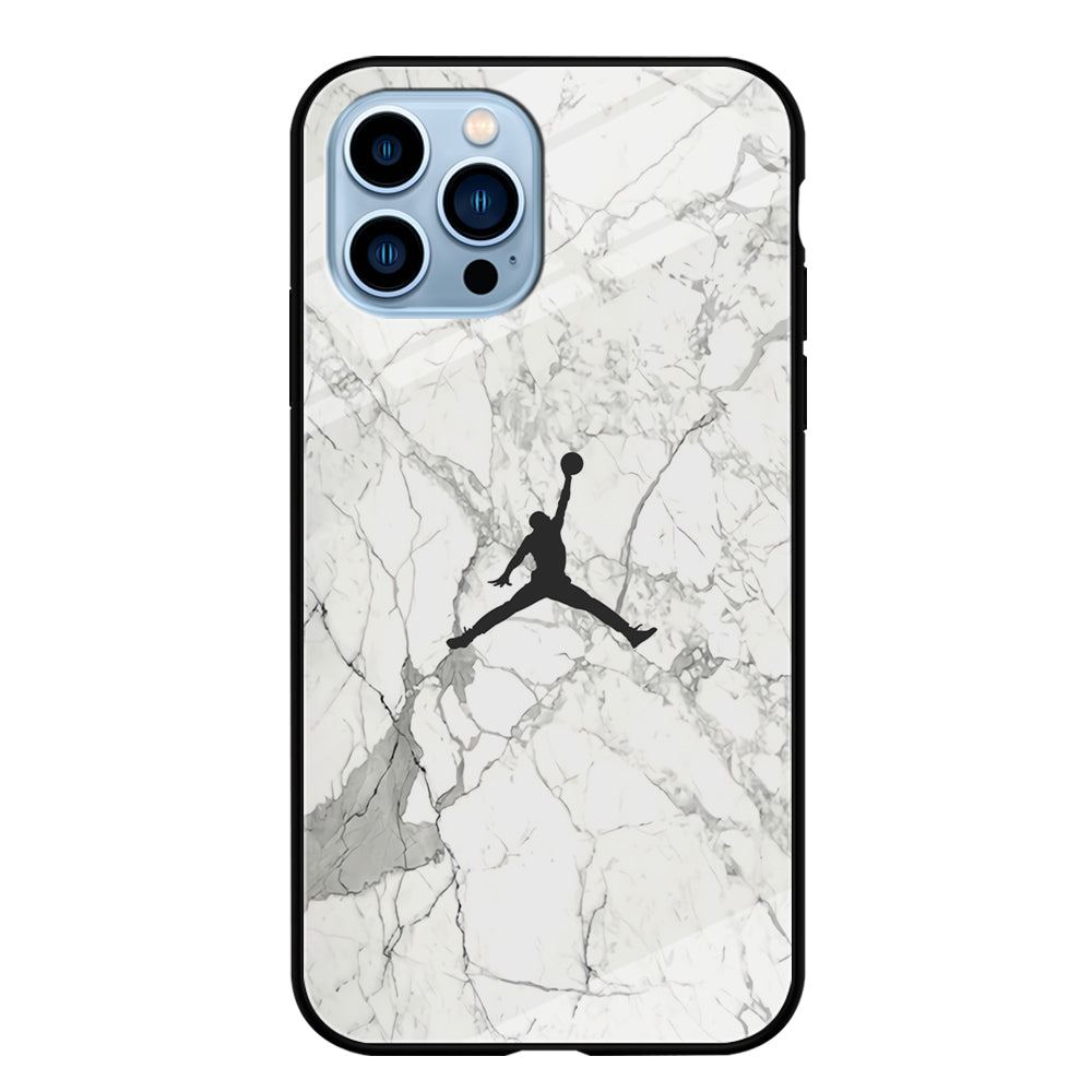 Air Jordan Marble Soft Black iPhone 13 Pro Max Case