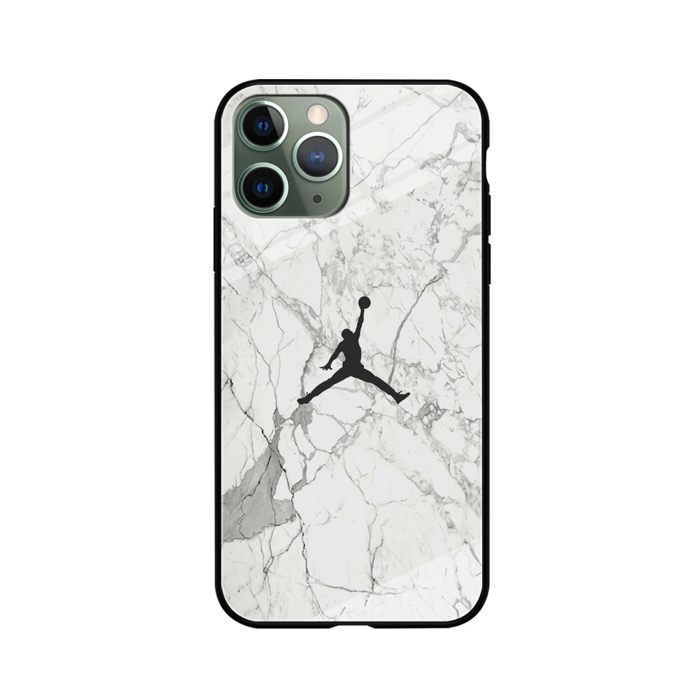 Air Jordan Marble Soft Black iPhone 11 Pro Case