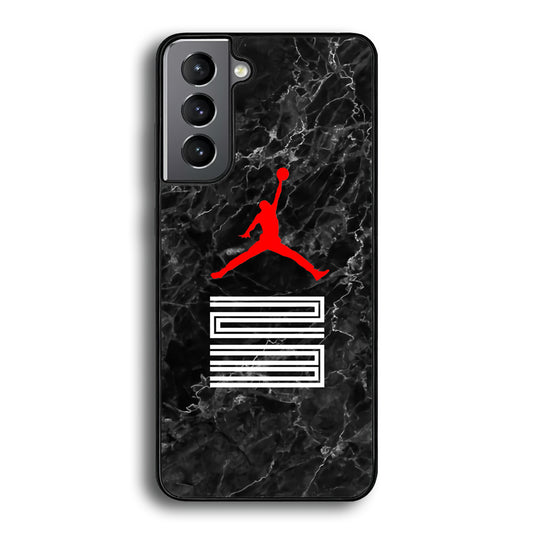 Air Jordan Marble and Retro Samsung Galaxy S21 Case