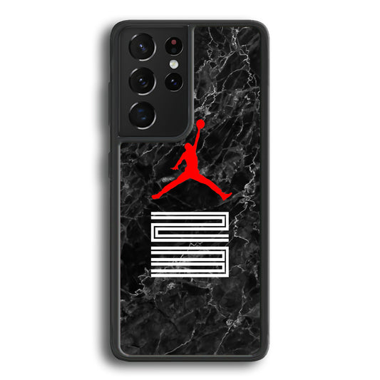 Air Jordan Marble and Retro Samsung Galaxy S21 Ultra Case