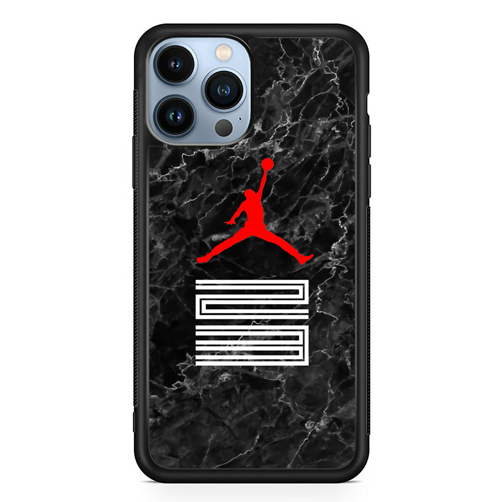 Air Jordan Marble and Retro iPhone 13 Pro Max Case